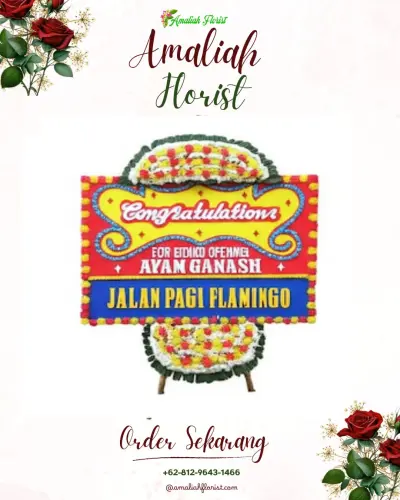 Bunga Papan Congratulation di Aan